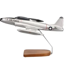 Lockheed T-33 Shooting Star Large Mahogany Model