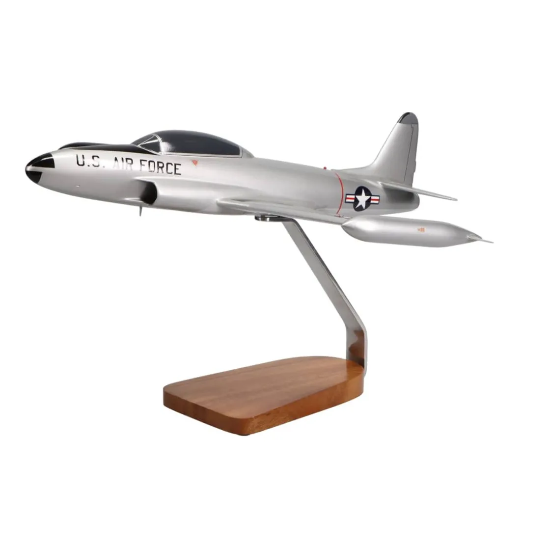 Lockheed T-33 Shooting Star Large Mahogany Model