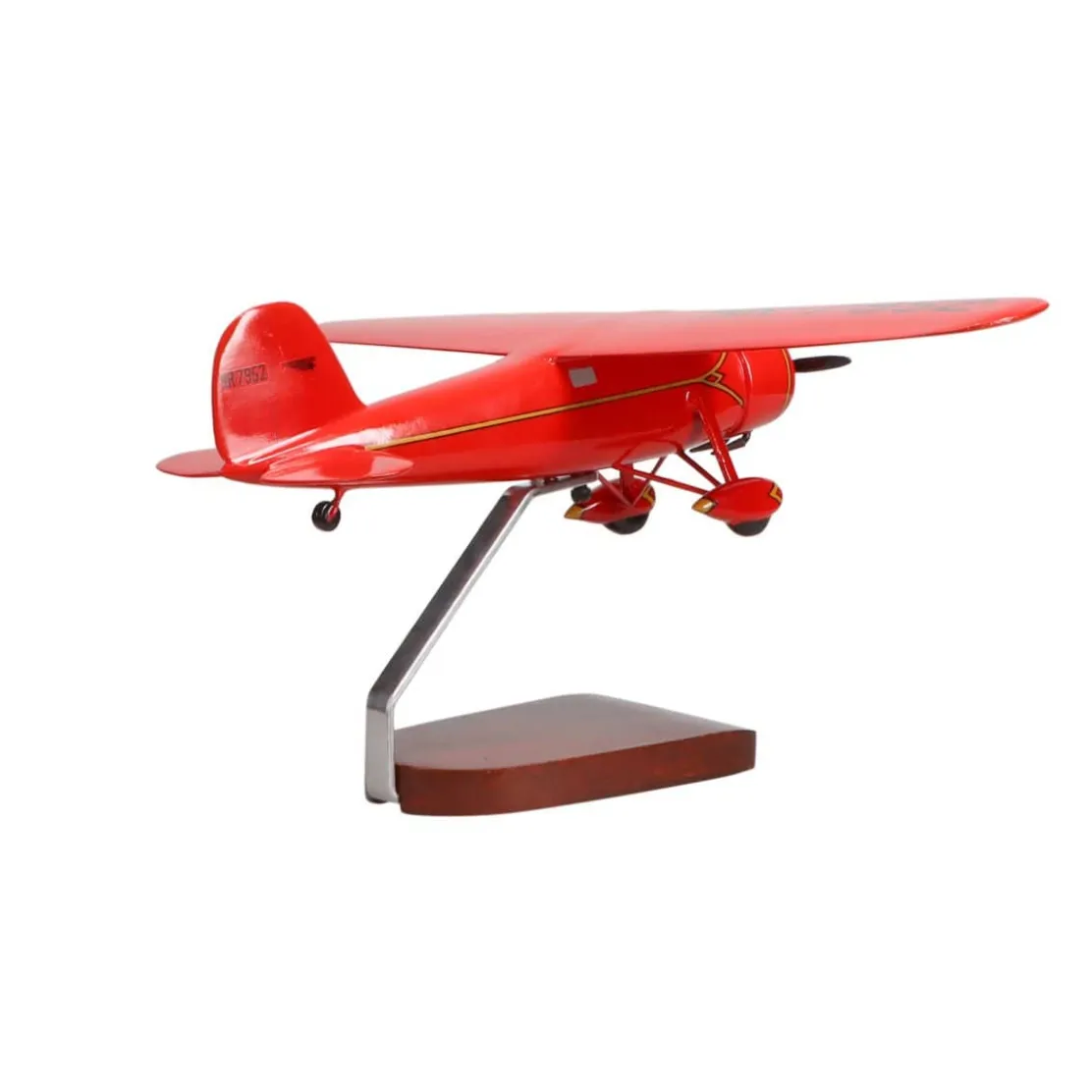 Lockheed Vega "Amelia Earhart" Large Mahogany Model