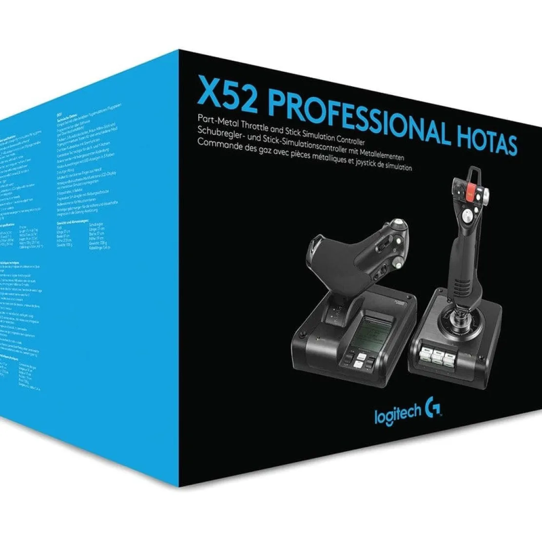 Logitech G Saitek X52 Pro H.O.T.A.S. Flight Control System (PC)