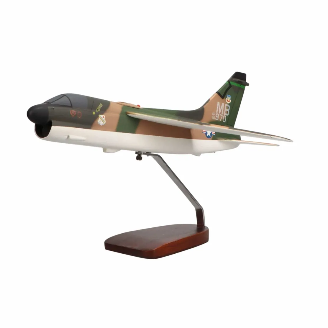 LTV A-7 Corsair II Large Mahogany Model