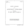 Lycoming O-235, O-235-2 1944 Parts Catalog (02-15DA-4)