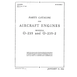 Lycoming O-235, O-235-2 1944 Parts Catalog (02-15DA-4)