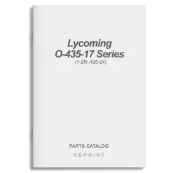 Lycoming O-435-17 Series Parts Catalog (1-2R-.435-24)