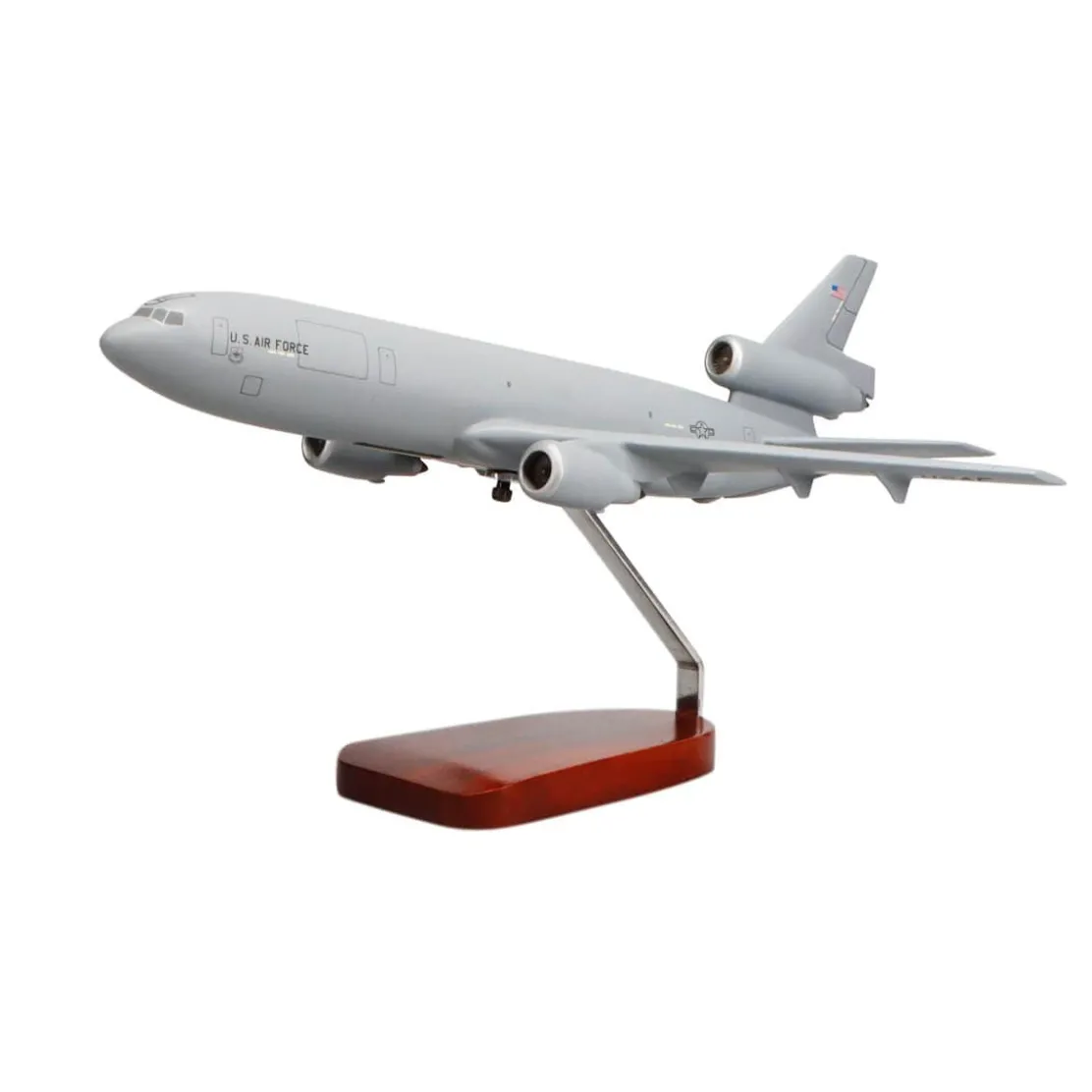 McDonnell Douglas KC-10A Extender Gray Large Mahogany Model