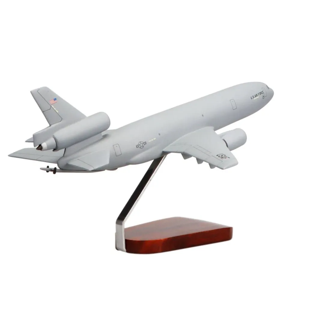 McDonnell Douglas KC-10A Extender Gray Large Mahogany Model