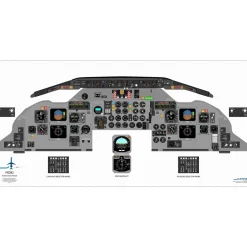 McDonnell Douglass 18" x 36" Cockpit Posters for Pilot Training