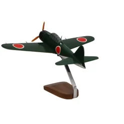 Mitsubishi A6M5 Reisen (Zero Fighter) Model 52 ZEKE Large Mahogany Model