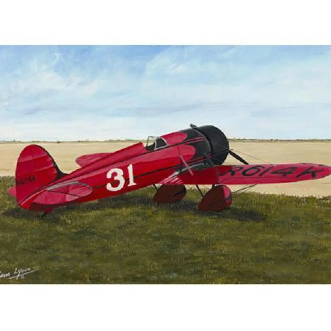 Mystery Ship Air Racer Lyons Studios Limited Edition Aviation Print