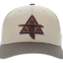 North American Aviation Logo Richardson 112 Heritage Trucker Hat - Walnut
