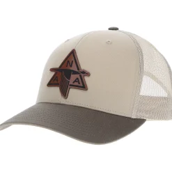North American Aviation Logo Richardson 112 Heritage Trucker Hat - Walnut