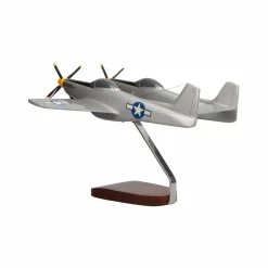 North American Aviation P-82 Twin Mustang Large Mahogany Model