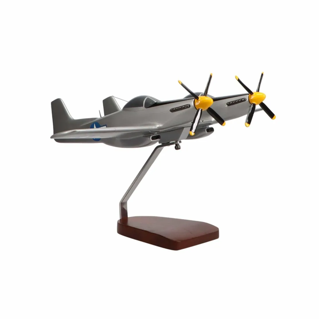 North American Aviation P-82 Twin Mustang Large Mahogany Model
