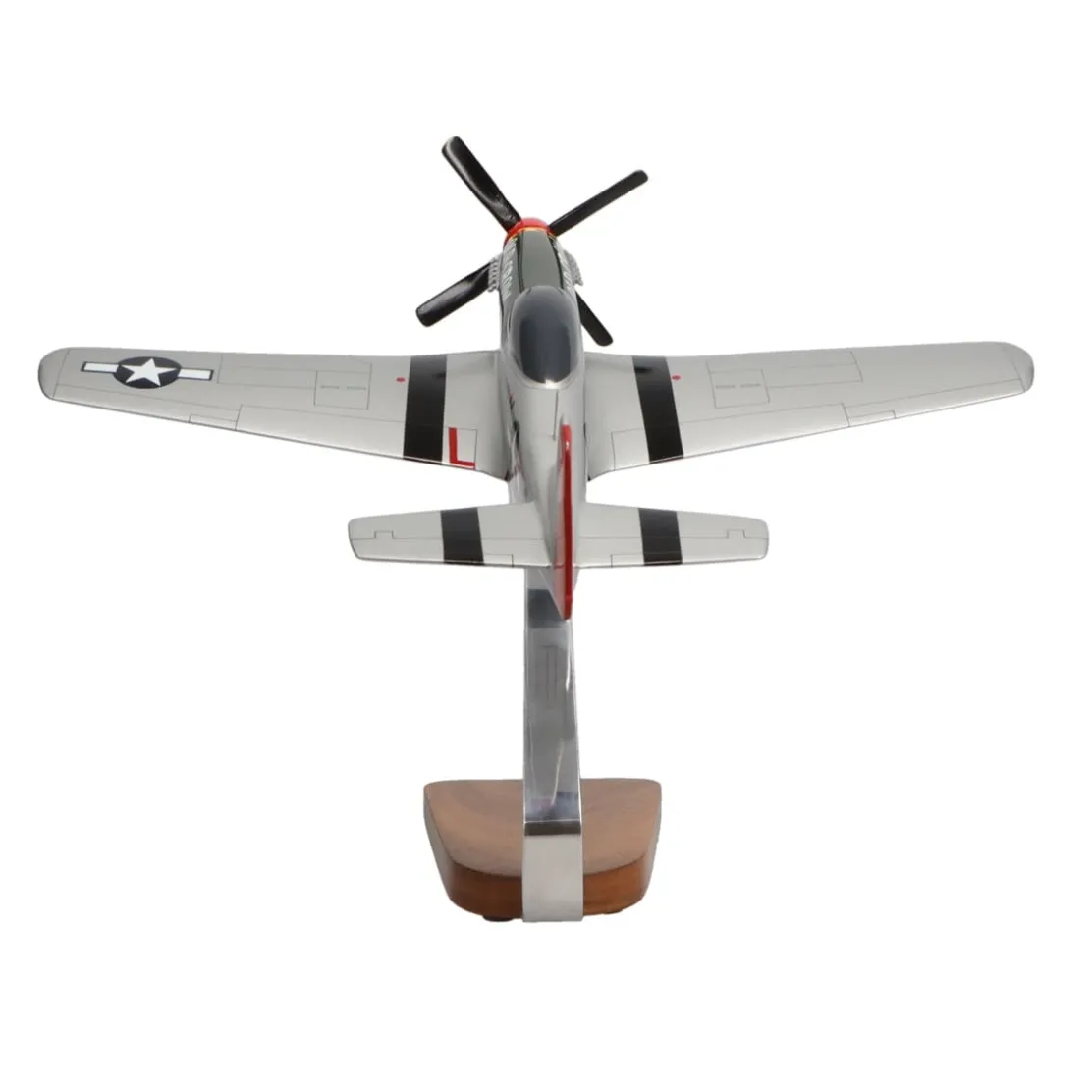 North American P-51D Mustang "Old Crow" Large Mahogany Model