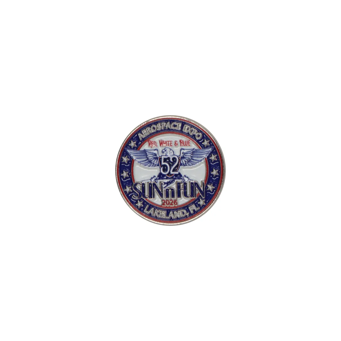 Official SUN 'n FUN 2026 Commemorative Lapel Pin