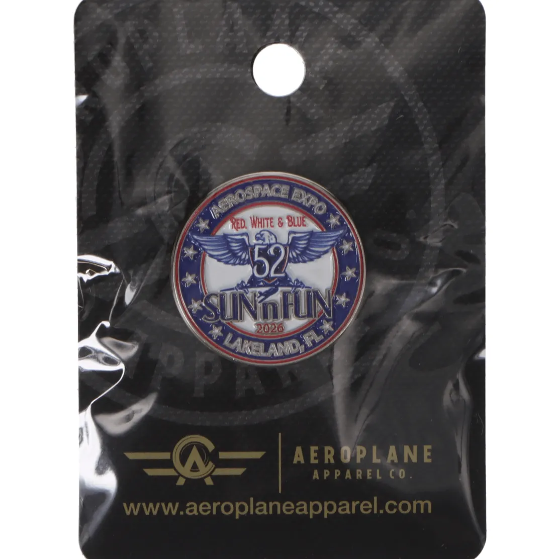 Official SUN 'n FUN 2026 Commemorative Lapel Pin