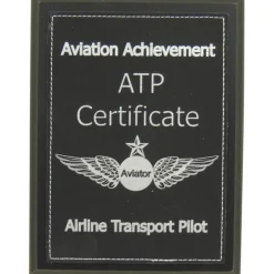 Personalized ATP Certificate Achievement Plaque