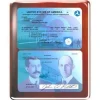 Personalized FAA License Plaque Front and Back Premium Rosewood