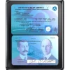 Personalized FAA License Plaque Front and Back Black Piano Finish