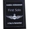 Personalized First Solo Aviation Achievement Plaque