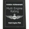 Personalized Multi Engine Rating Achievement Plaque