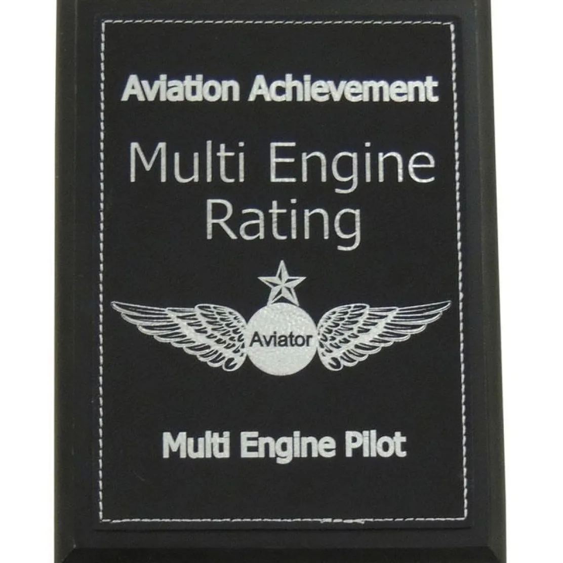 Personalized Multi Engine Rating Achievement Plaque