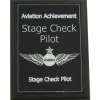 Personalized Stage Check Pilot Achievement Plaque