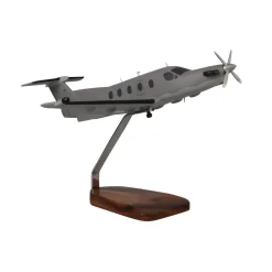 Pilatus PC-12 U-28A Military Large Mahogany Model