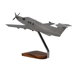 Pilatus PC-12 U-28A Military Large Mahogany Model