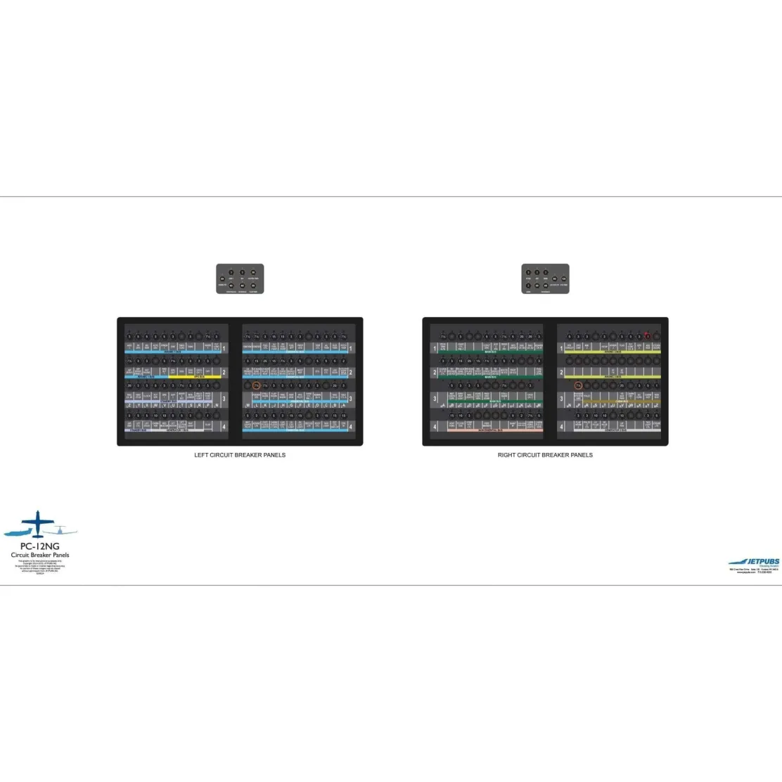 Pilatus 18" x 36" Cockpit Posters for Pilot Training