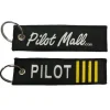 PilotMall.com Pilot 5" Embroidered Keychain