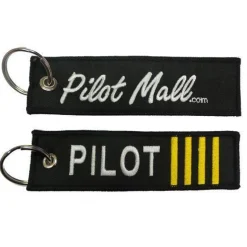 PilotMall.com Pilot 5" Embroidered Keychain