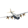 Pilot Toys Interactive B-29 Superfortress Wind-Up & Race 3D Airplane Puzzle Kit