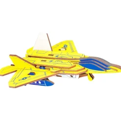 Pilot Toys Premium F-22 Raptor Durable 3D Puzzle: STEM Aviation Adventure