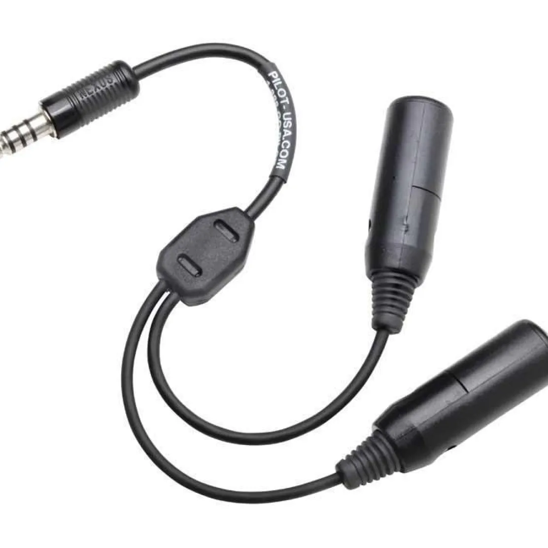 Pilot USA GA to Helicopter Aviation Headset Converter Adapter