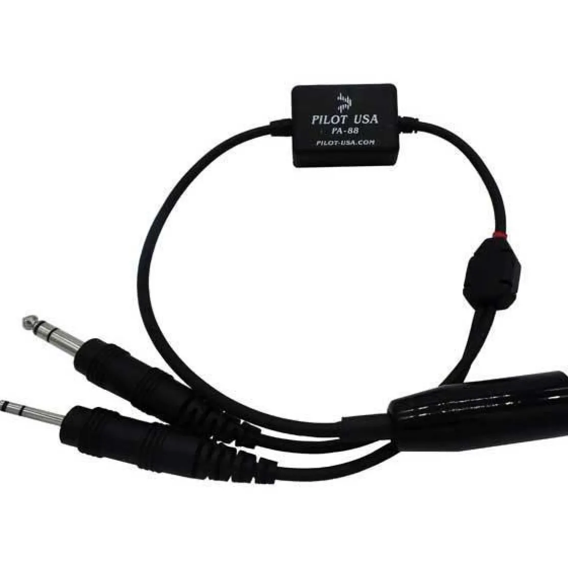 Pilot USA Military Aviation Headset to GA Adapter: Amplified Impedance Converter Low to Hi (GA)