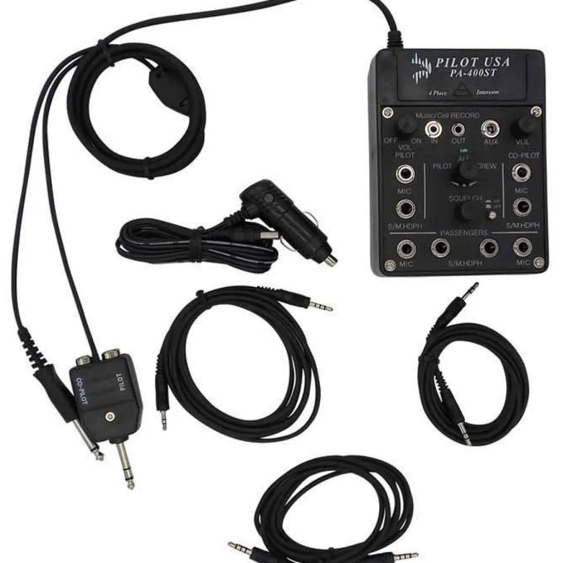 Pilot USA PA-400ST: Portable 4-Place Intercom