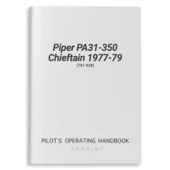 Piper PA31-350 Chieftain 1977-79 POH (761-628)