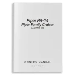 Piper PA-14 Piper Family Cruiser Owner's Manual (part# PA14-O-C)