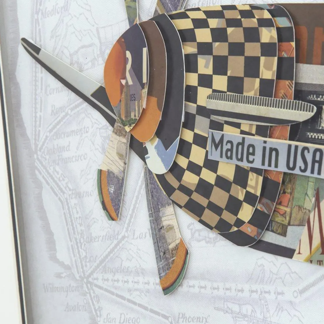 P-51 Mustang Mixed Media Artwork by Alex John: WWII's Iconic Fighter Plane