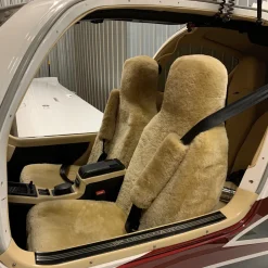 Premium Genuine Sheepskin Aircraft Seat Covers