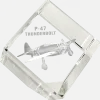 P-47 Thunderbolt 3D Diamond Cube by Etched Memory