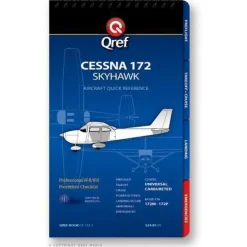 Qref Cessna 172 Basic Skyhawk (All Years) Pilot Aircraft Procedures Checklist Flip Book