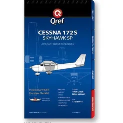 Qref Cessna 172S (1998-2006) Pilot Aircraft Procedures Checklist Flip Book
