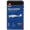 Qref Diamond DA40 G1000 (2005+) Pilot Aircraft Procedures Checklist Flip Book