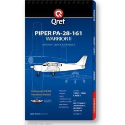 Qref Piper Warrior II PA-28-161 (1976-86) Pilot Aircraft Procedures Checklist Flip Book