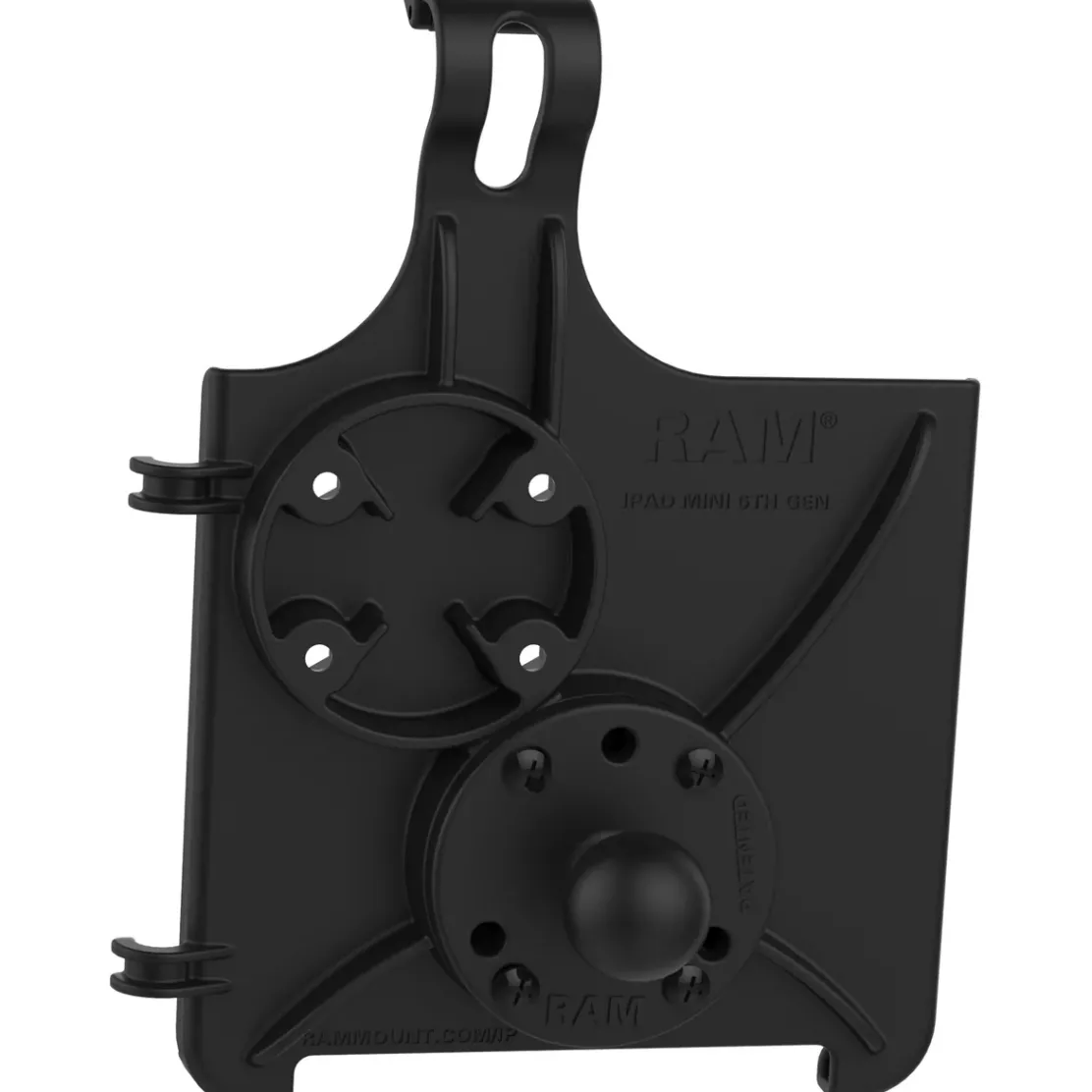 RAM EZ-Roll'r Cradle for Apple iPad mini (A17 Pro) & mini 6 with Ball - B Size RAM-B-202-AP36U