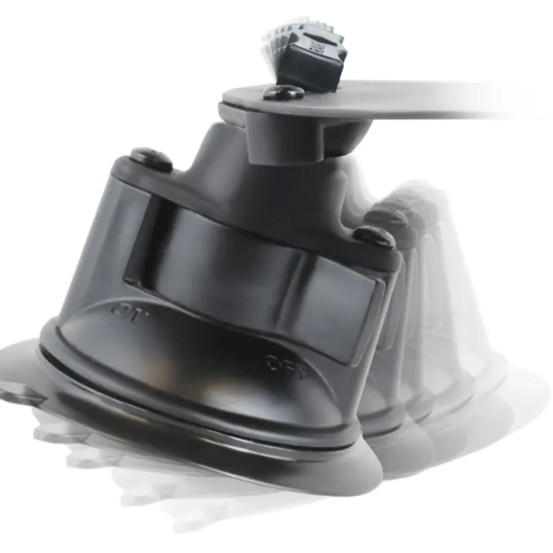 RAM Twist-Lock Dual Pivot Suction Cup Base with Ball RAM-B-189B-PIV1U