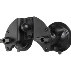 RAM Twist-Lock Dual Pivot Suction Cup Base with Ball RAM-B-189B-PIV1U