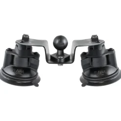 RAM Twist-Lock Dual Pivot Suction Cup Base with Ball RAM-B-189B-PIV1U